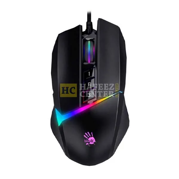 W60 Max Bloody RGB Gaming Mouse Stone Black -Hafeez Center Lhr