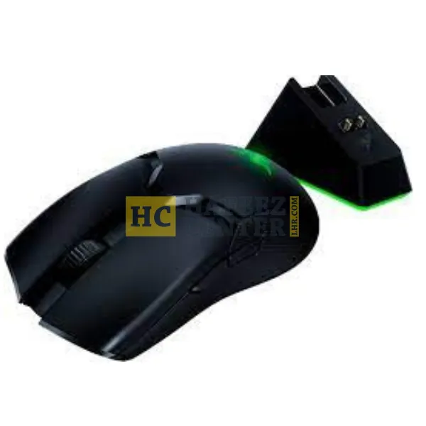 Razer Viper Ultimate with Charging Ambidextrous Gaming Mouse with Razer™ HyperSpeed Wireless – Black RZ01-03050100-R3A1-Hafeez Center Lhr