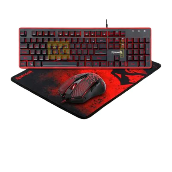 S107 Combo Pack 3 in 1 Gaming Keyboard - Hafeez Center