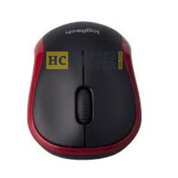 Logitech Wireless Mouse M185 – Red | Black - Hafeez Center Lahore