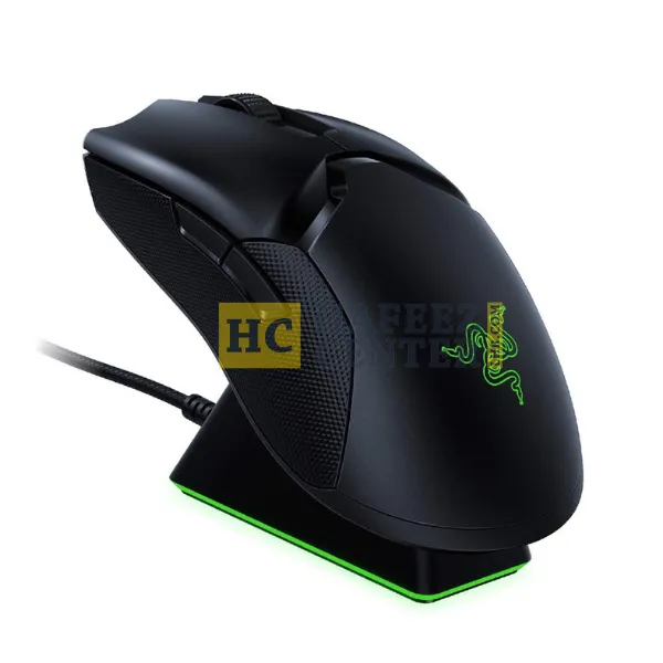 Razer Viper Ultimate with Charging Ambidextrous Gaming Mouse with Razer™ HyperSpeed Wireless – Black RZ01-03050100-R3A1 - Hafeez Center Lahore