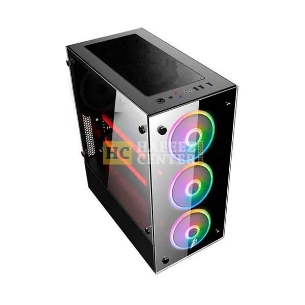 1stPlayer V6 ATX Black Gaming Case - Hafeez Center Lahore