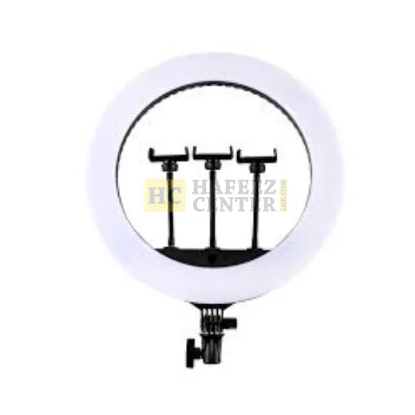 Jmary FM-18R 45cm or 18” Ring Light along with Stand and Three Mobile Holders-Hafeez Center Lhr