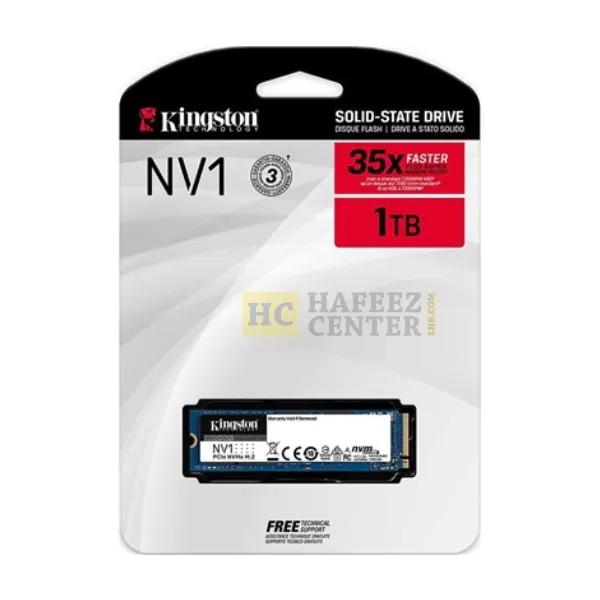 Kingston NV1 1TB M.2 2280 NVMe PCIe SSD | SNVS/1000G - Hafeez Center Lhr