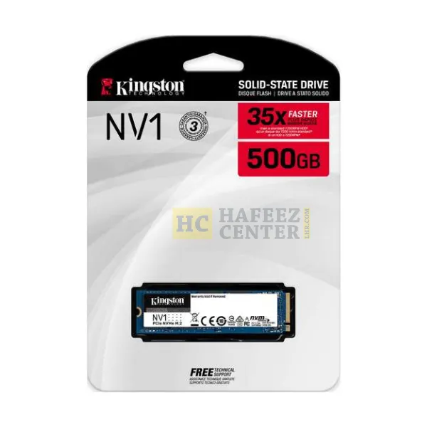 Kingston NV1 PCIe SSD SNVS/500G | - Hafeez Center Lahore