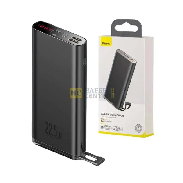 BASEUS 22.5W Starlight Digital Display 20000mAh Power Bank - Image 3