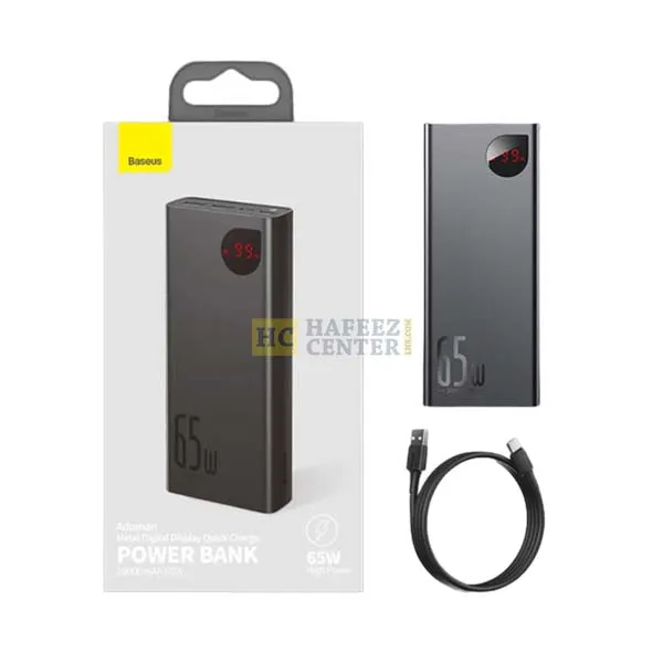 Baseus Adaman Digital Display Quick Charge Power Bank 20000mAh 65W - Image 2