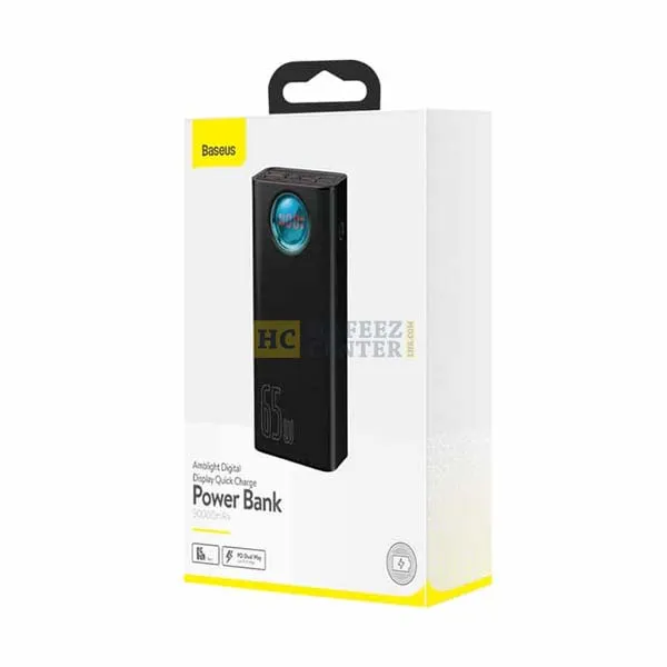Baseus Amblight Digital Display Quick Charge Power Bank 30000mAh 65W - Image 2