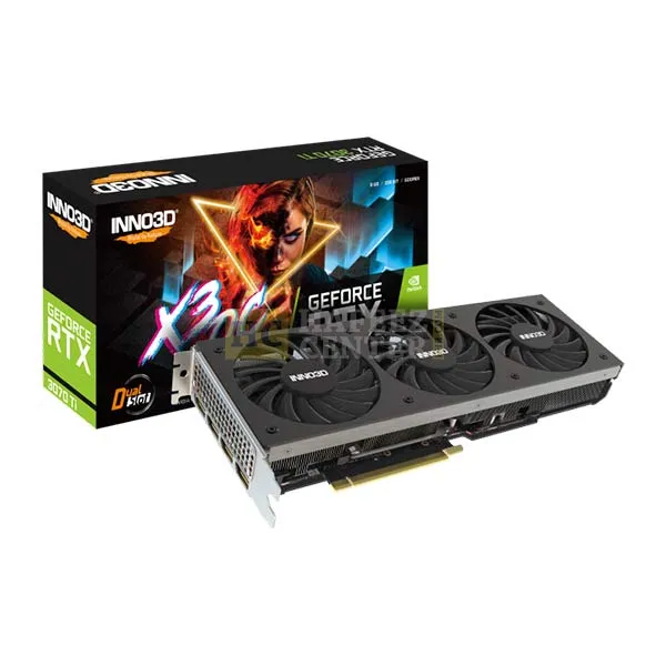 Inno3D GEFORCE RTX 3070 TI X3 OC 8GB GDDR6X Graphics Card N307T3-086XX-1820VA45
