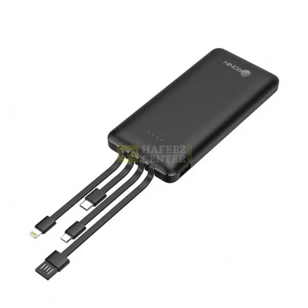 Ronin R-71 Multi Built-In Cables Powerbank 10000 MAh - Hafeez Center Lhr