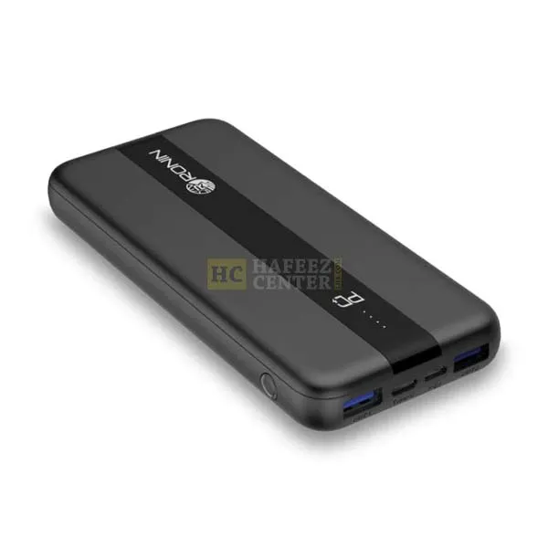Ronin R-87 10000 MAh PD Fast Charging Power Bank - Hafeez Center Lhr