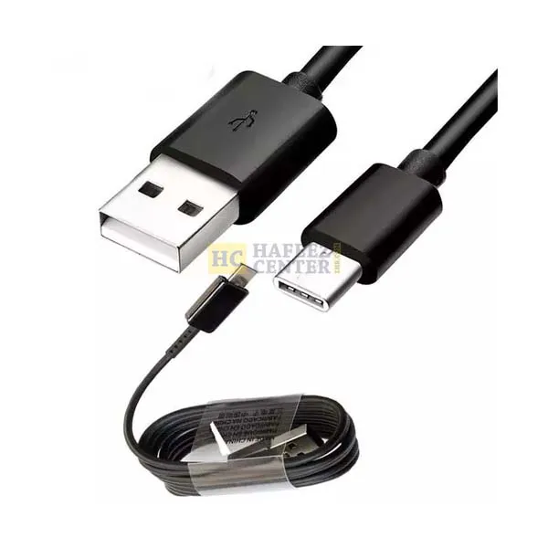 Samsung Galaxy 2A Mains Fast Charger + 1.2M USB-C Cable - Black - Hafeez Center Lhr