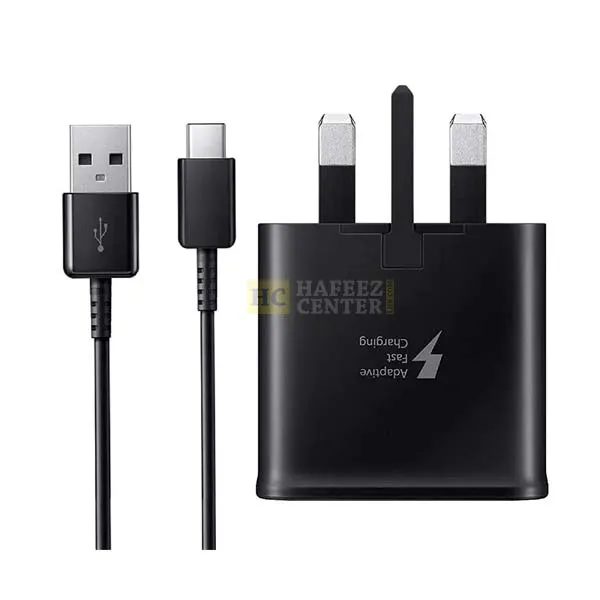 Samsung Galaxy 2A Mains Fast Charger + 1.2M USB-C Cable – Black.2