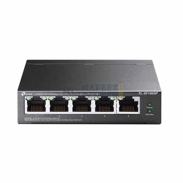 TP-Link TL-SF1005P V2 5-Port 10100Mbps Desktop Switch-3 - Hafeez Center Lhr