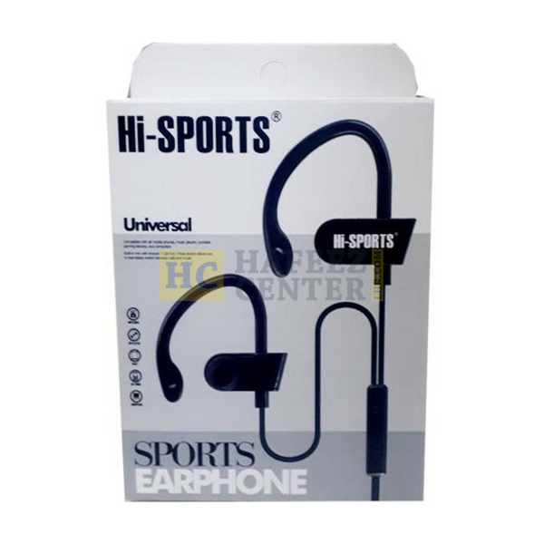 Wired Sports Earphone Hi-Sports - Hafeez Center Lhr