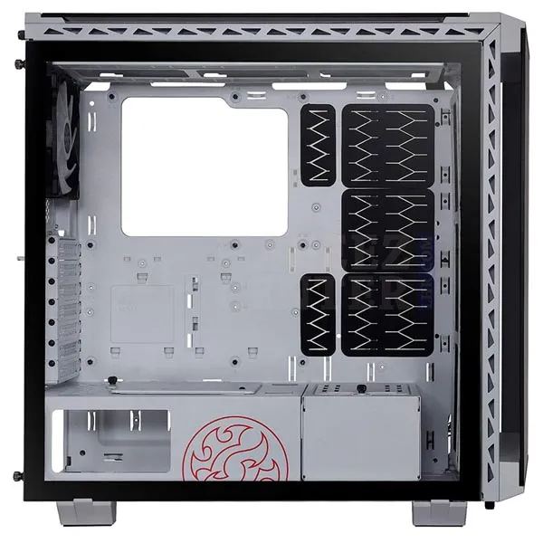 XPG BattleCruiser Mid-Tower 4 RGB Fans Tempered Glass Panel PC Case White-1 - Hafeez Center Lhr