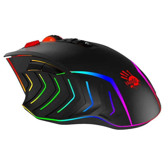Bloody J95s 2-FIRE RGB ANIMATION GAMING MOUSE (Satellite)