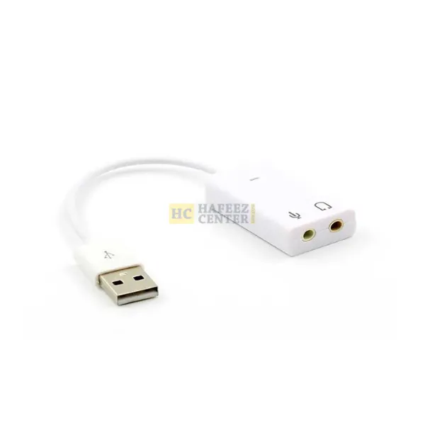 USB Sound Adapter 7 Channel - hafeez Center Lahore