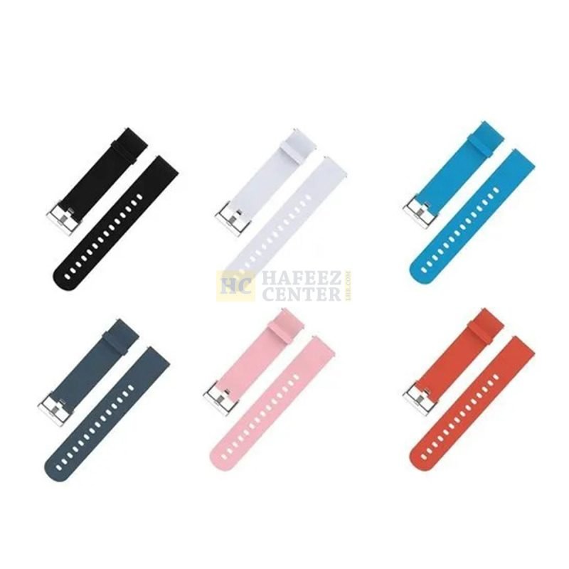 Smart Watch Strap 20mm (In All Color) - Hafeez Center Lahore