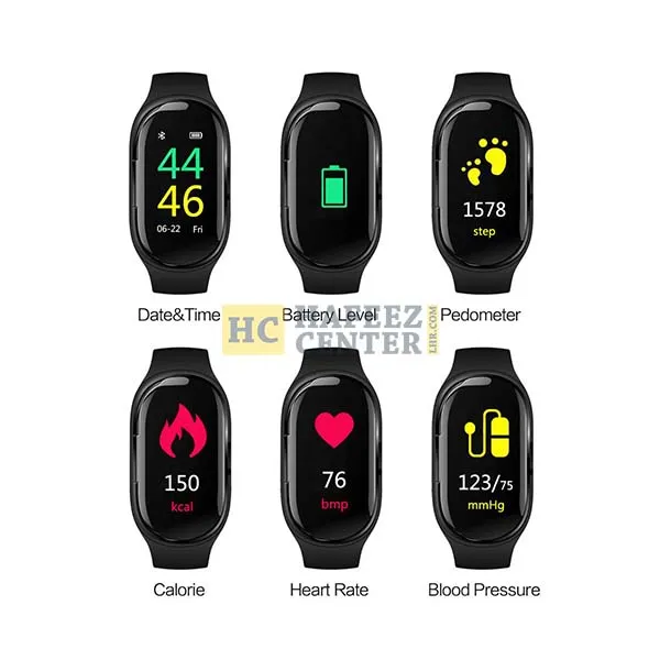 M1 AI Smart Watch With Bluetooth Earphone - Hafeez Center Lahore