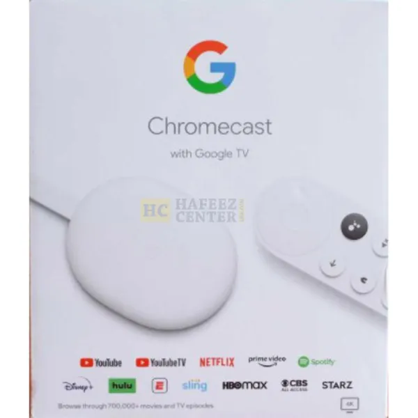 Google 4K Original Chromecast with Google TV - Hafeez Center lahore