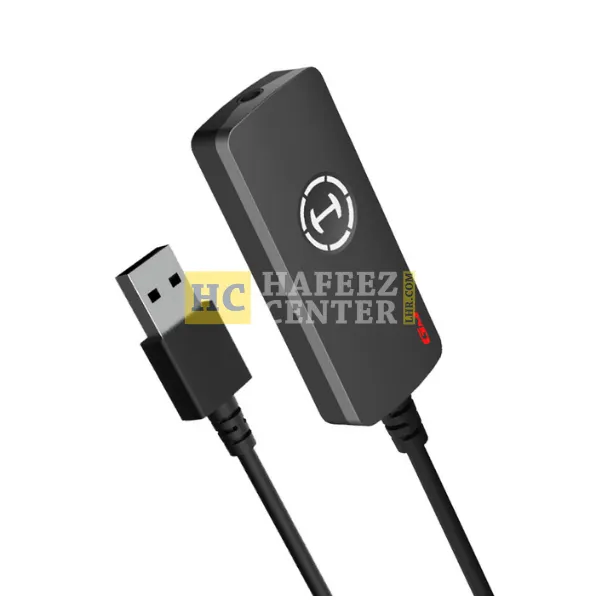 EDIFIER HECATE GS02 USB Sound Card 7.1 Virtual Surround Sound RGB Lighting USB to 3.5mm Sound Card for PC Laptop Live Steaming