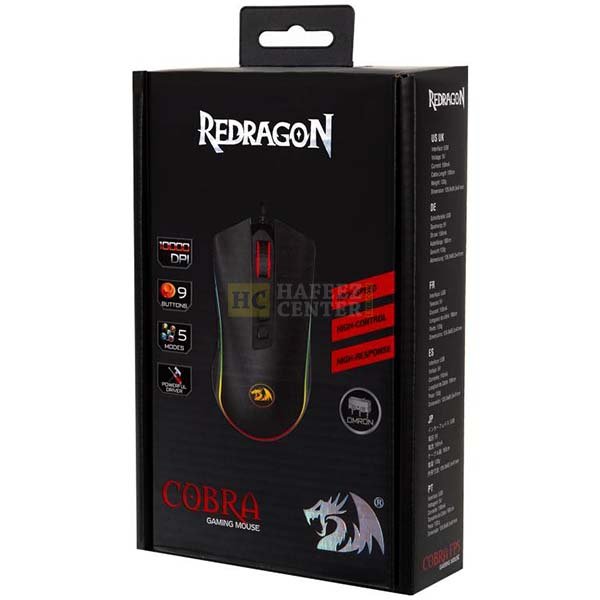 REDRAGON COBRA M711-FPS FLAWLESS SENSOR, 24000DPI GAMING MOUSE - Hafeez Center Lahore