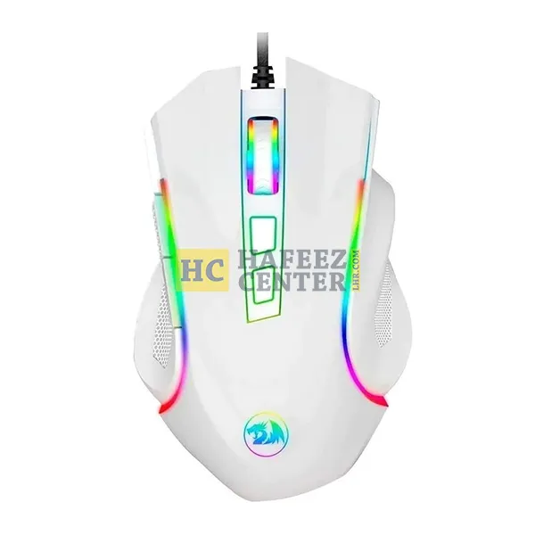 REDRAGON M607 WHITE GRIFFIN RGB GAMING MOUSE, 7200 DPI - Hafeez Center Lahore