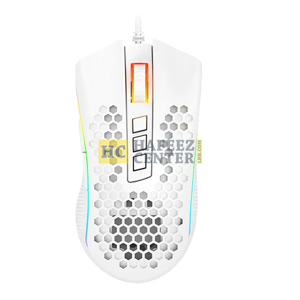 REDRAGON M988 WHITE RGB STORM ELITE GAMING MOUSE - Hafeez Center Lhr