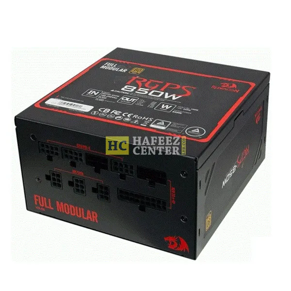 REDRAGON RG-PS010 850W SEMI MODULAR PC POWER SUPPLY - Hafeez Center Lhr