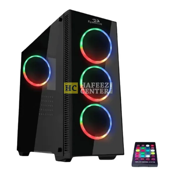 REDRAGON SIDESWIPE PRO GC601 RGB TEMPERED GLASS GAMING PC CASE - Hafeez Center Lhr