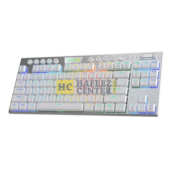 Redragon HORUS TKL K621 Wireless RGB Mechanical Gaming Keyboard | White