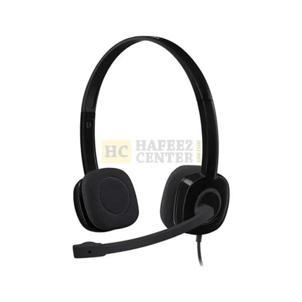 Logitech H151 Stereo Multi-Device Headset – 981-000589 (ANC best headphone for call center) - Hafeez Center Lhr