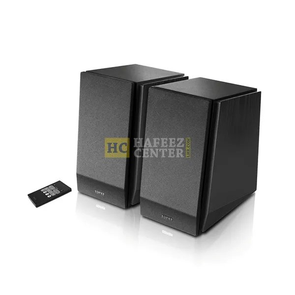Edifier R1850DB Active 2.0 Bluetooth Bookshelf Speaker Set – Gloss Black - Hafeez Center Lhr