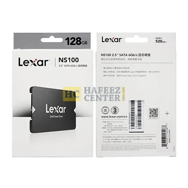Lexar NS100 128gb SSD – 2.5 SATA III (6Gb/s)