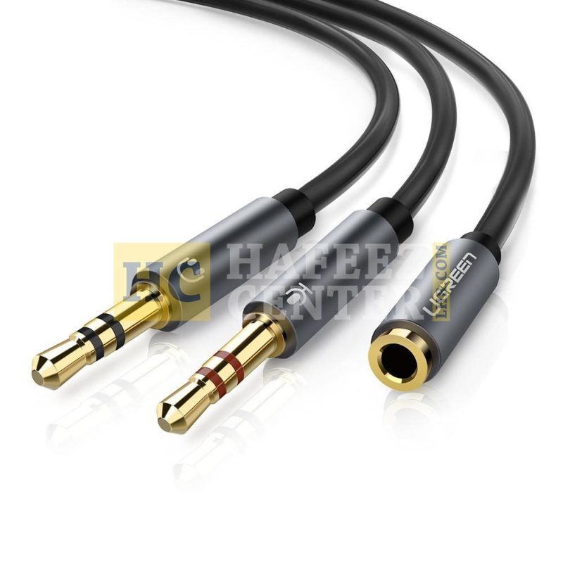 UGREEN 20899 3.5MM F/M TO 2 MALE AUDIO CABLE