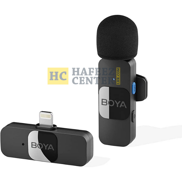 Boya BY-V1 Wireless Microphone System for iOS