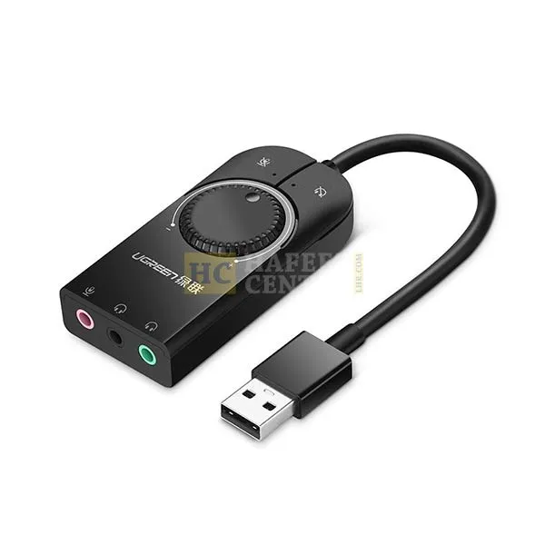 UGREEN 40964 USB EXTERNAL STEREO SOUND ADAPTER-Hafeez Center Lhr
