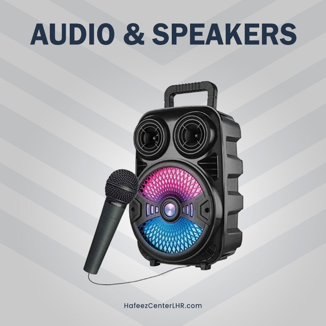 audio & speakers-Hafeez Center Lhr