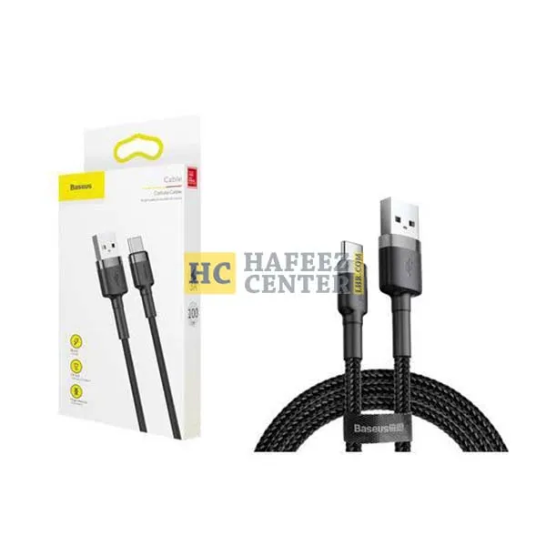 Baseus Cafule Cable USB To Type-C 3A 1M - Hafeez Center Lhr