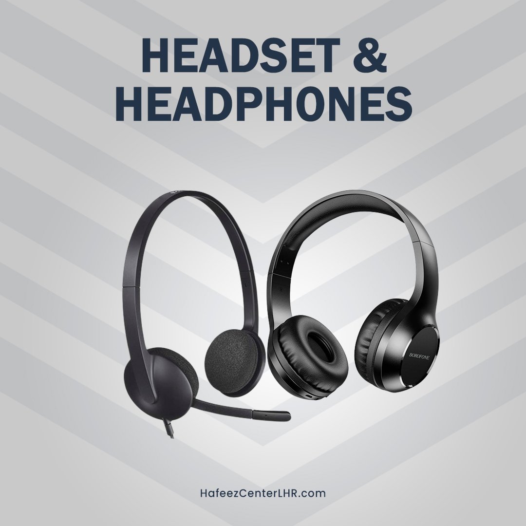 Headset & Headphones - Hafeez Center Lhr