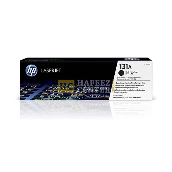 HP 131A | CF210A | Toner Cartridge | Black | Works with HP LaserJet Pro 200 color Printer M251nw, M276nw
