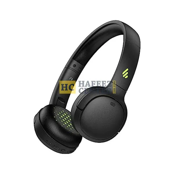 Edifier WH500 Wireless On-Ear Headphones – Bluetooth V5.2 Lightweight and Foldable Headphones with 40-Hours Music Playtime – Personalize EQ -Fast Charging- Black