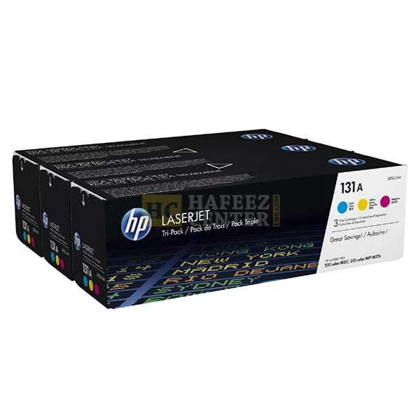 HP 131A | CF210A | Toner Cartridge | Black | Works with HP LaserJet Pro 200 color Printer M251nw, M276nw - Hafeez Center Lahore