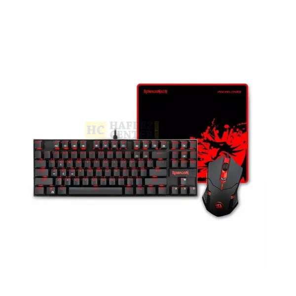 Redragon K552-BA 3 in 1 Combo – Mechanical Gaming Keyboard & Mouse - Hafeez Center Lahore