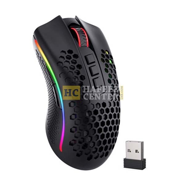 Redragon M808-KS Storm Pro RGB Wireless Gaming Mouse (Black) - Hafeez Center lahore