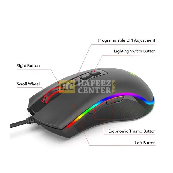 Redragon M711 Cobra Gaming Mouse - Hafeez Center Lahore