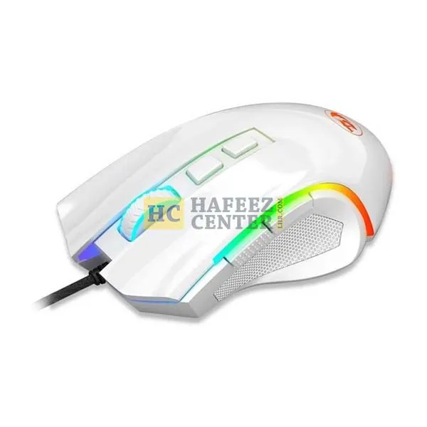 Redragon M607w Griffin Rgb 7200 Dpi Gaming Mouse (White) - Hafeez Center Lahore