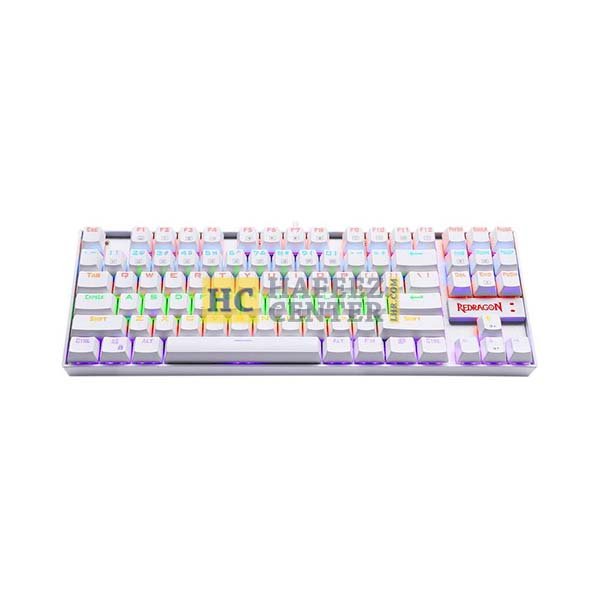 REDRAGON K552W KUMARA RGB MECHANICAL GAMING KEYBOARD (WHITE)