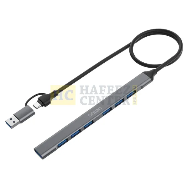 Onten (UCA9702) 7 Port USB A and USB C data Hub